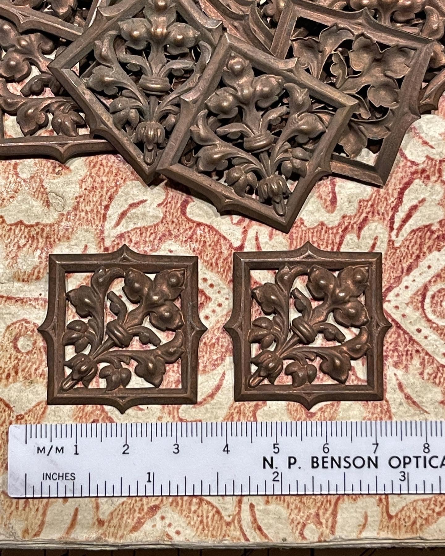RARE 1800's Antique French FLEUR DE LIS