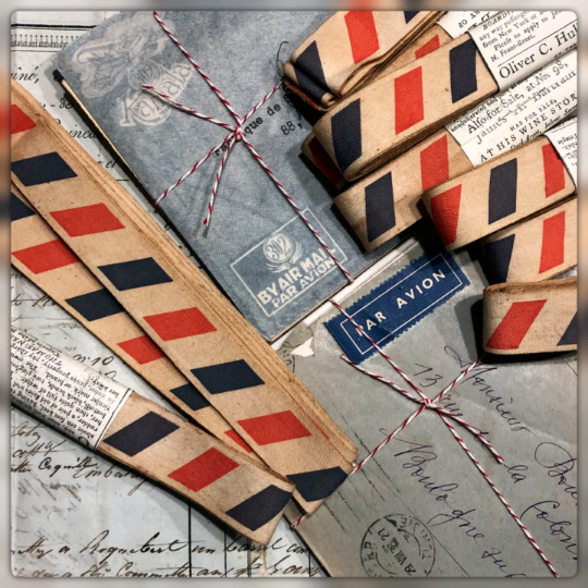 Mailing Ribbon Airmail Ribbon – Monahan Papers