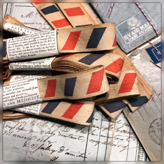 Mailing Ribbon Airmail Ribbon – Monahan Papers