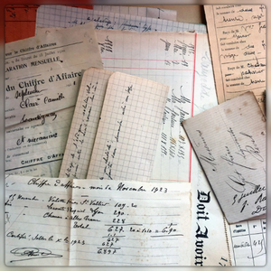 Antique French Calligraphy/Script bundles of assorted 20 pieces