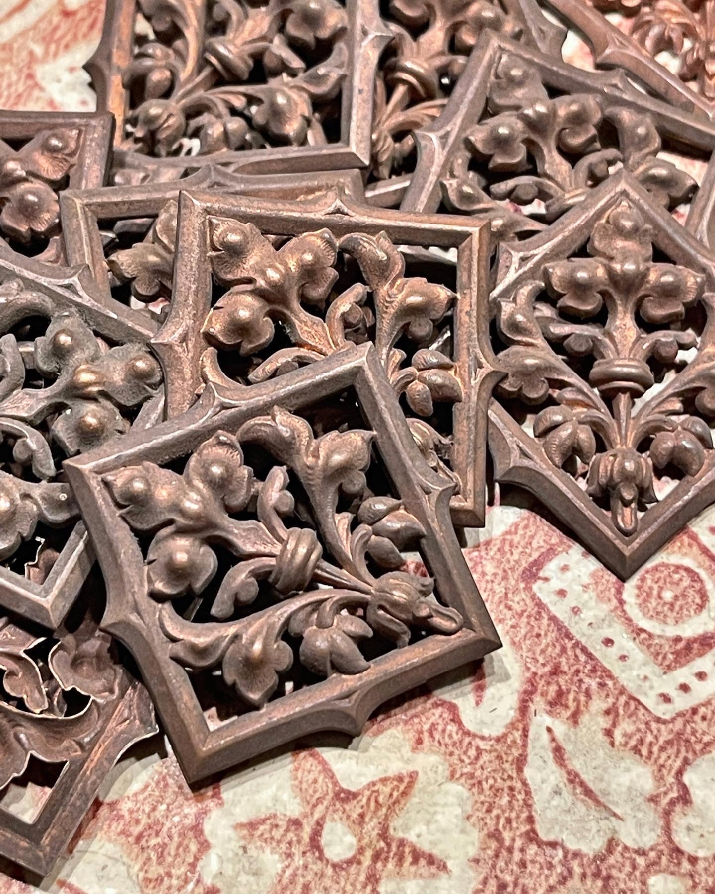 RARE 1800's Antique French FLEUR DE LIS