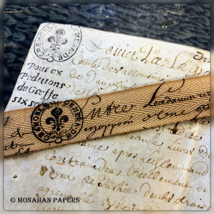 Script Ribbion French Script Ribbon – Monahan Papers