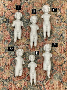 RARE 3.5" - 4.2" Vintage German Frozen Charlotte's by way of France