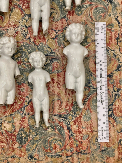 RARE 3.5" - 4.2" Vintage German Frozen Charlotte's by way of France