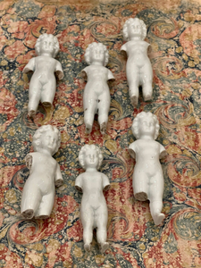 RARE 3.5" - 4.2" Vintage German Frozen Charlotte's by way of France