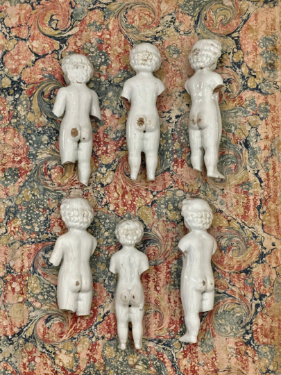 RARE 3.5" - 4.2" Vintage German Frozen Charlotte's by way of France