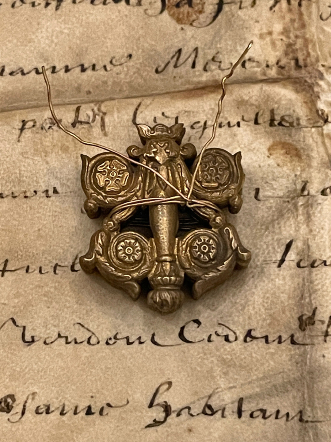 RARE 1800's Antique French CRESTS
