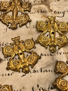 RARE 1800's Antique French CRESTS