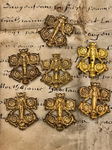RARE 1800's Antique French CRESTS