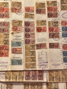 Stamped French Documents