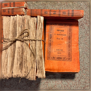 Antique 1830's Italian Books
