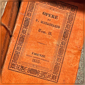 Antique 1830's Italian Books
