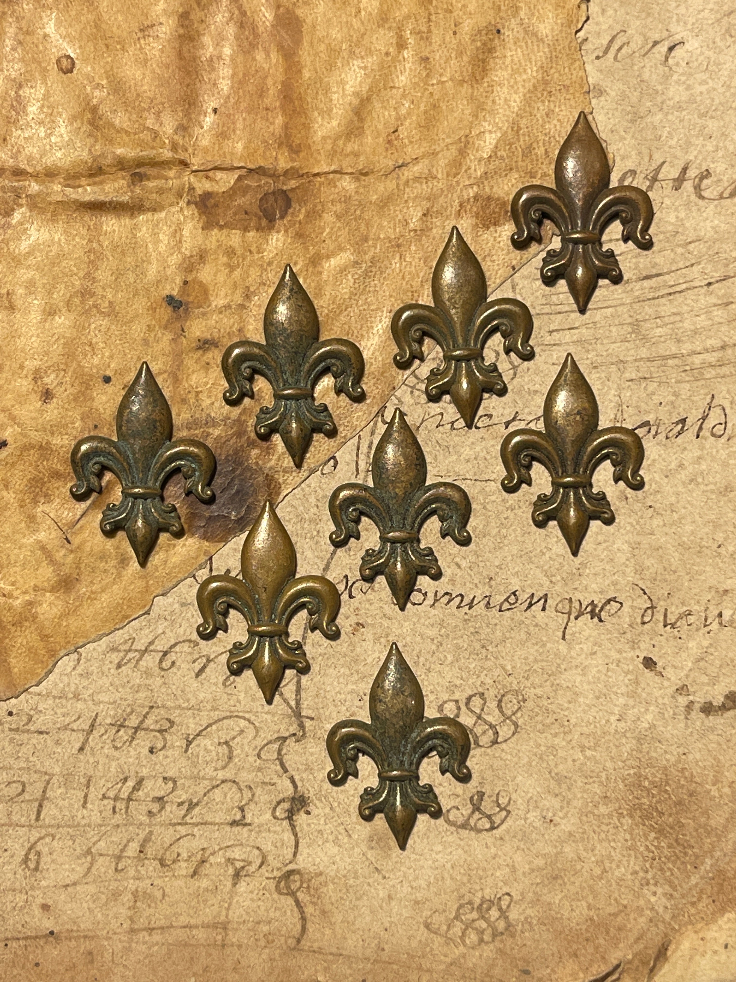 Vintage Style Fleur De Lis