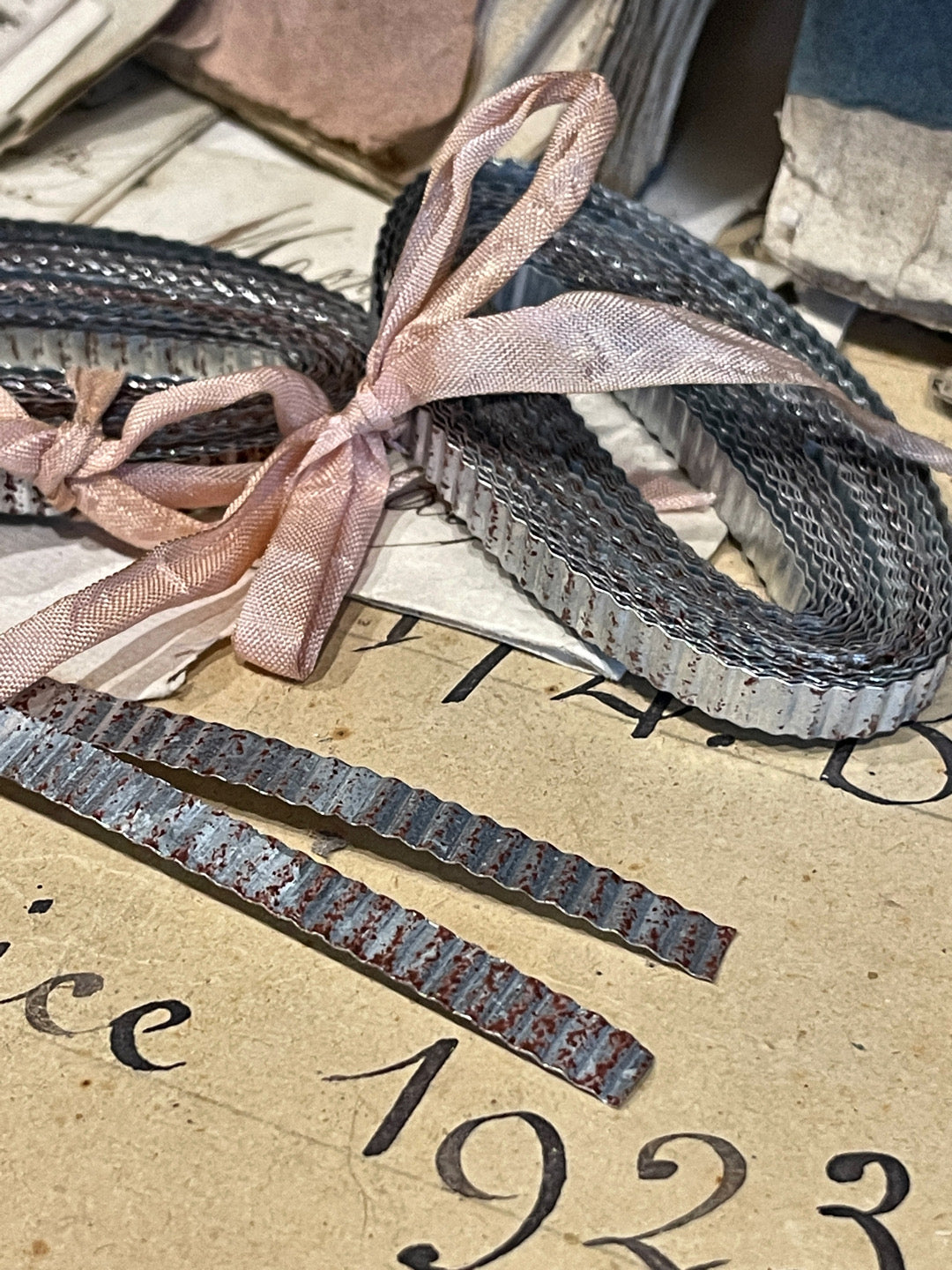 Antique Style Metal Trim Ribbon