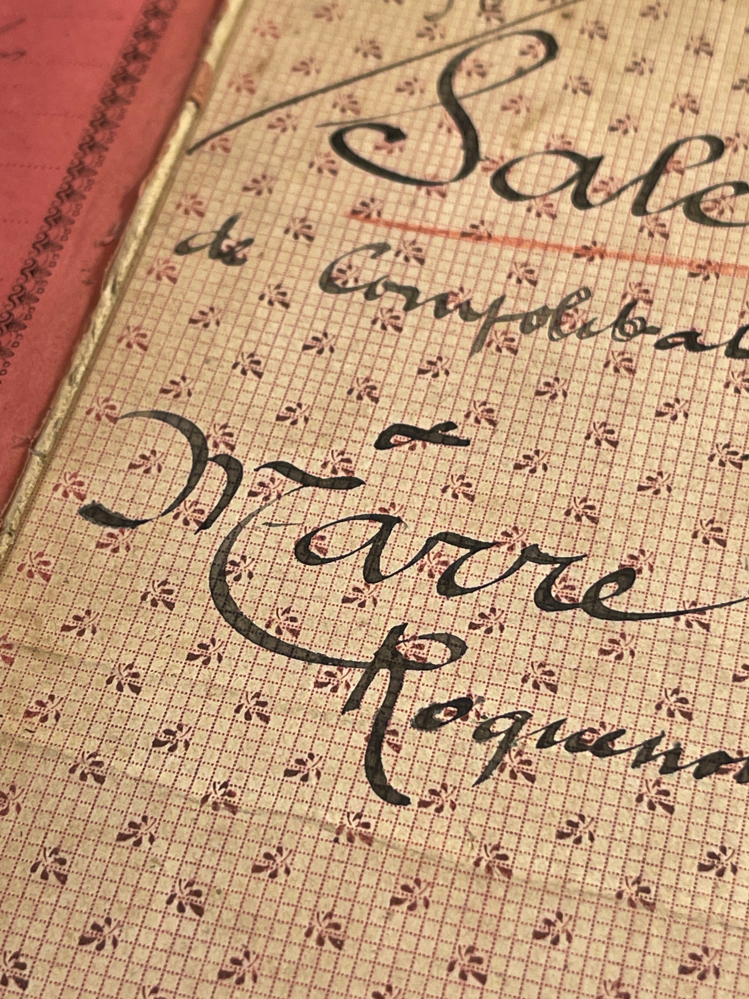Original BEAUTIFUL French Document folders