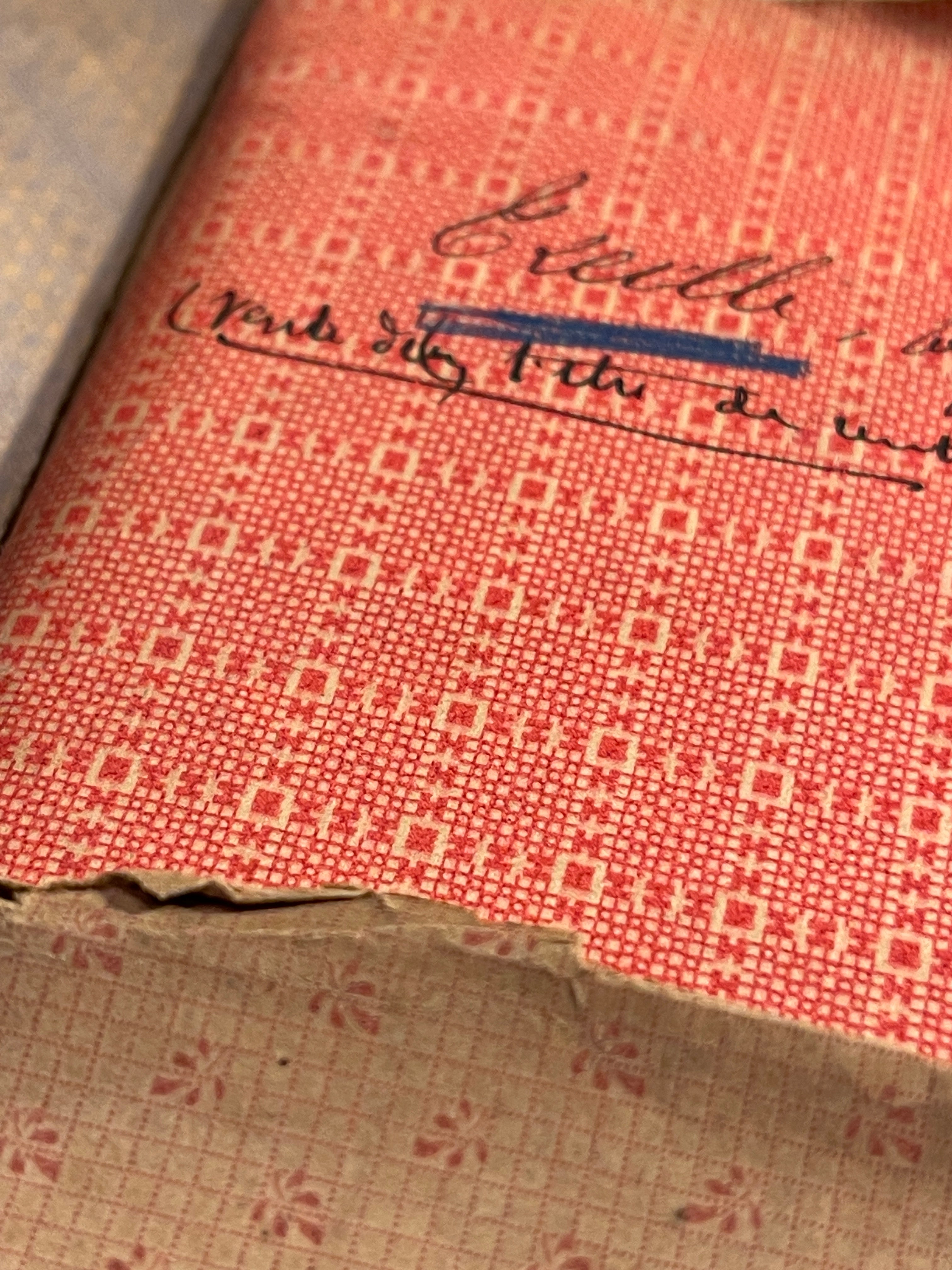 Original BEAUTIFUL French Document folders