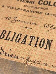 Original BEAUTIFUL French Document folders