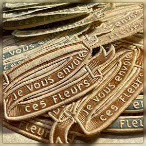 Rare Antique French stickers and cards