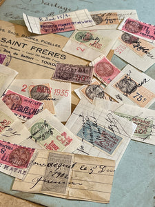 Rare Antique French Envelope with Stamps - 3