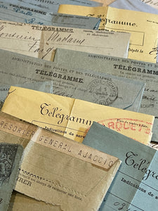 French "Telegrammes/Lettres" Bundles in sets of 5 - Assorted