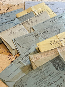 French "Telegrammes/Lettres" Bundles in sets of 5 - Assorted