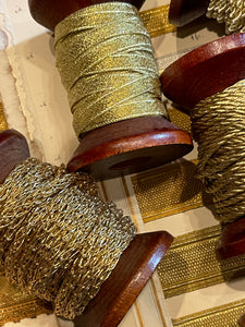 Metal Threads/Ribbon on Spool - 5 YDS