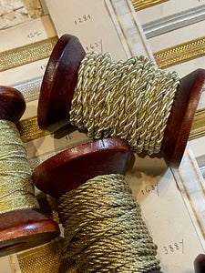 Metal Threads/Ribbon on Spool - 5 YDS
