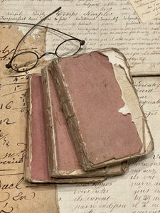 Darling Antique Pale Pink French Books