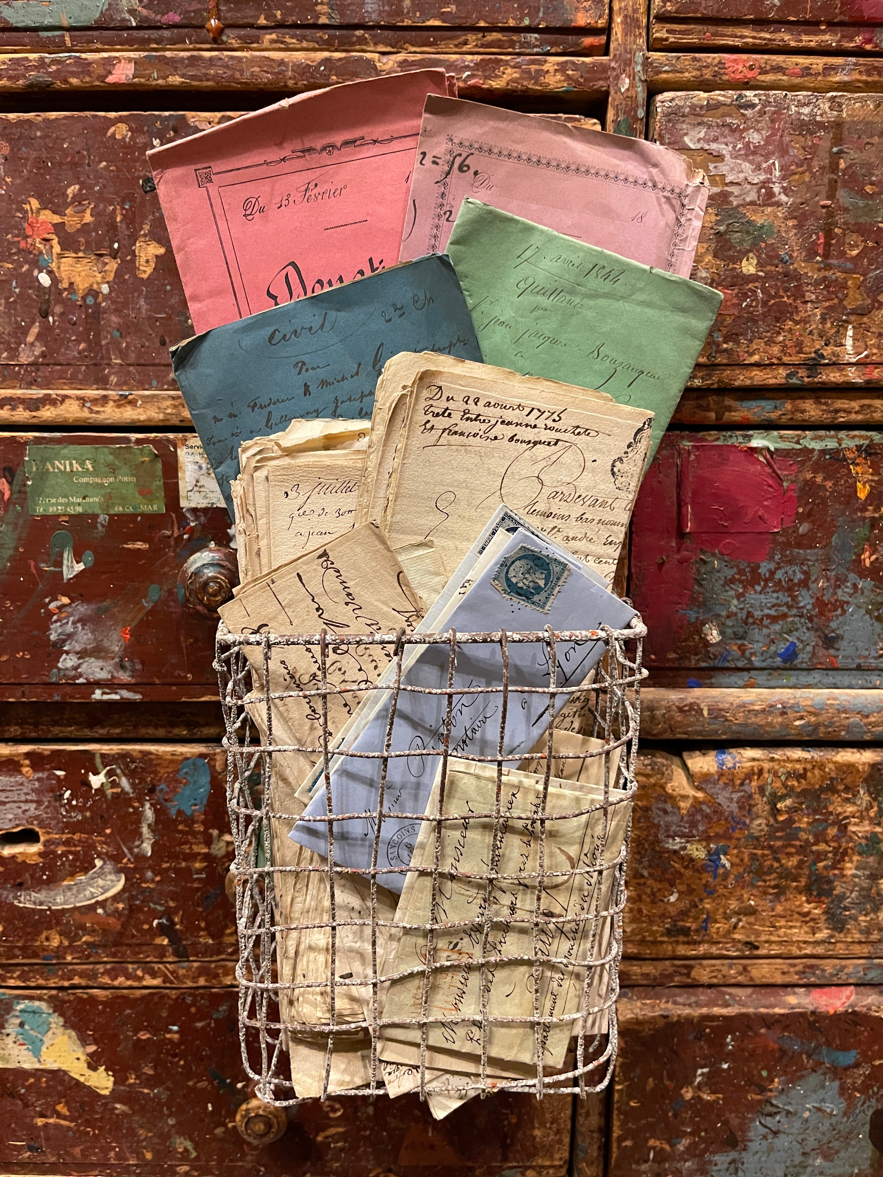 Hanging Chicken Wire Basket