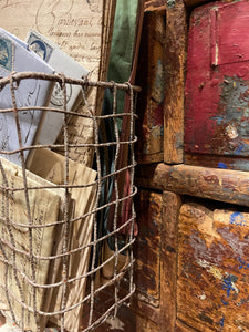 Hanging Chicken Wire Basket