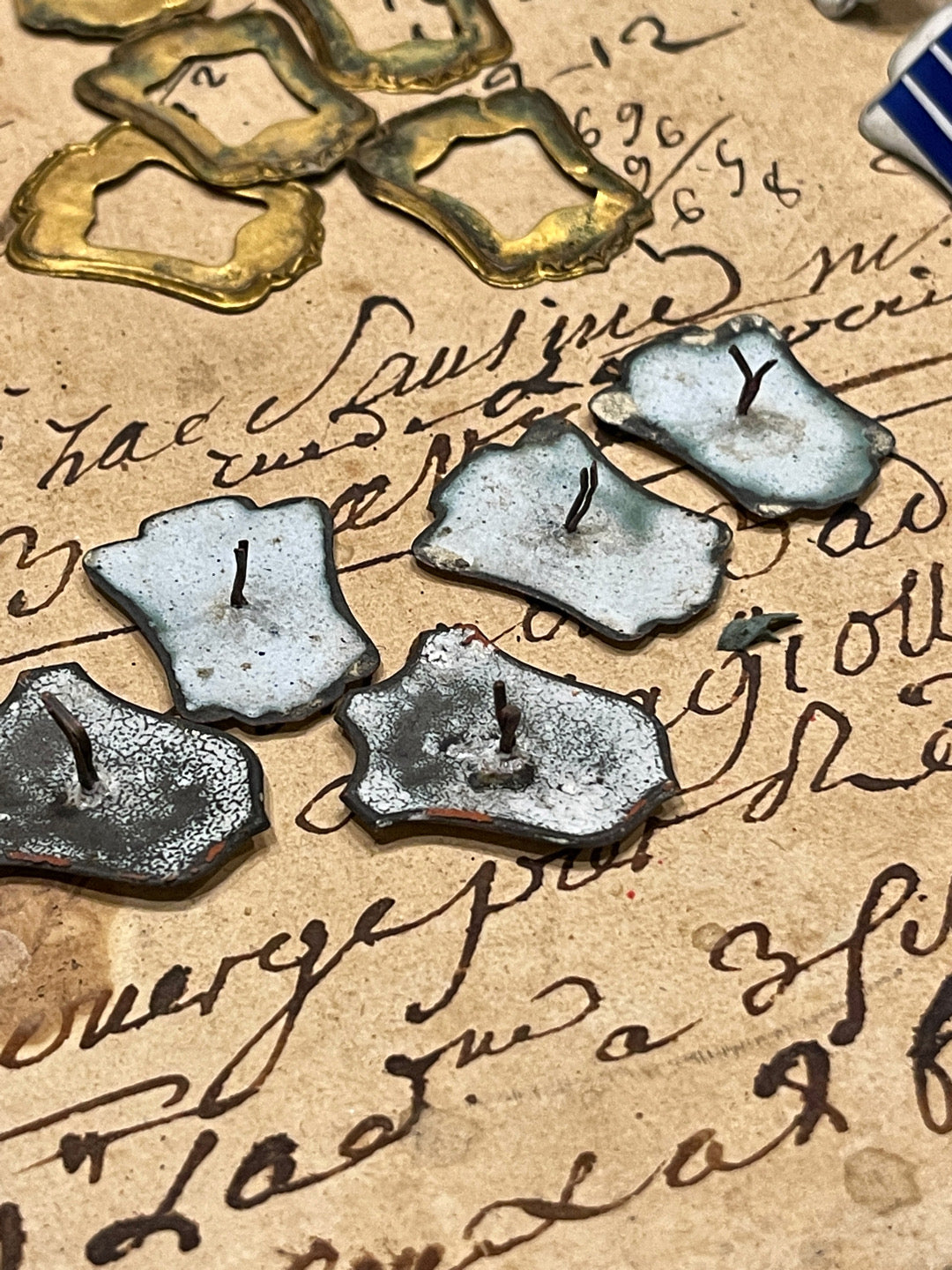 Enamel French Enamel Numbers