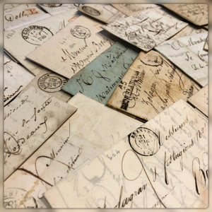 Sets of 3 VERY Old Letters from France - 1800's
