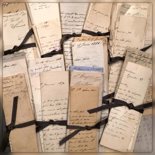 Vintage 1800's Letters Bundles in sets of 5
