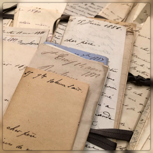 Vintage 1800's Letters Bundles in sets of 5