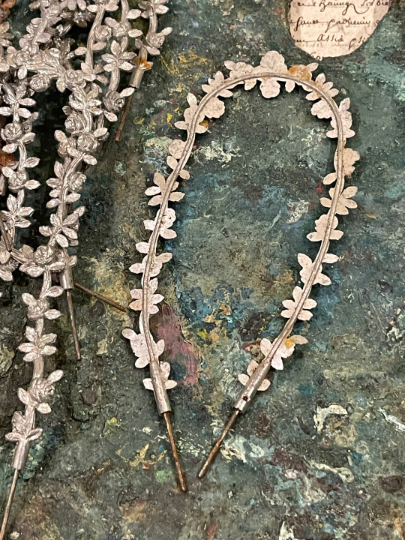 RARE 1800's Antique French Metal Finding