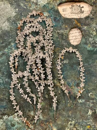 RARE 1800's Antique French Metal Finding