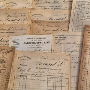 Antique French Receipts