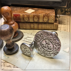 Reproduction 1700's French wax seals made of SOLID PEWTER