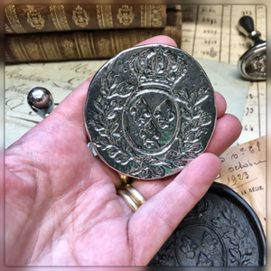 Reproduction 1700's French wax seals made of SOLID PEWTER