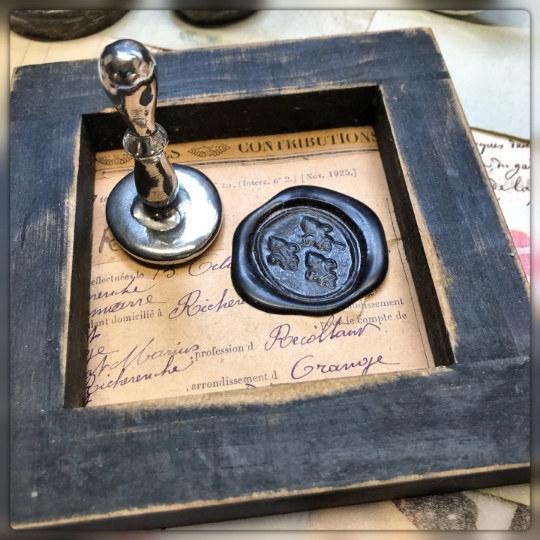 Reproduction 1700's French wax seals made of SOLID PEWTER
