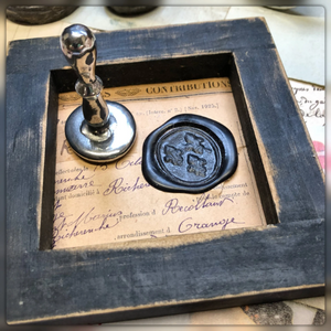 Reproduction 1700's French wax seals made of SOLID PEWTER