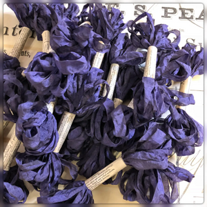 Distressed Aged Berry Purple Ribbon Approximately 5 yards