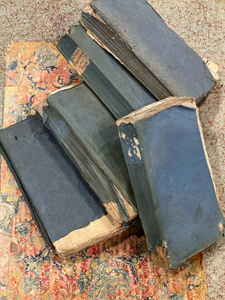Antique 1811-1819 - French Deckled Edge BLUE Books