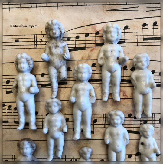 0.80" - 1.9" Vintage German Frozen Charlotte's