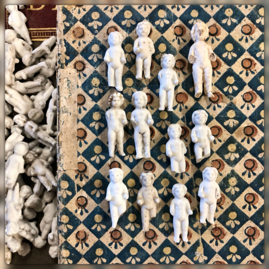 0.80" - 1.9" Vintage German Frozen Charlotte's