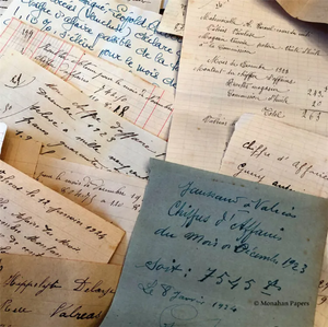 Antique French Calligraphy/Script bundles of assorted 20 pieces