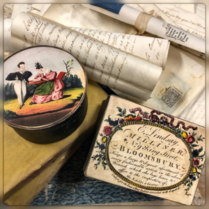 French and English Candy and Milliner's Paper Mache Boxes