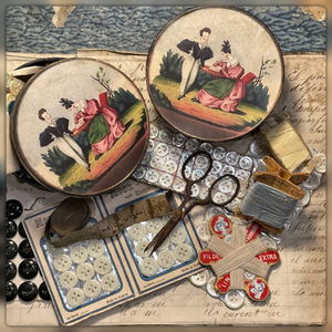 French and English Candy and Milliner's Paper Mache Boxes