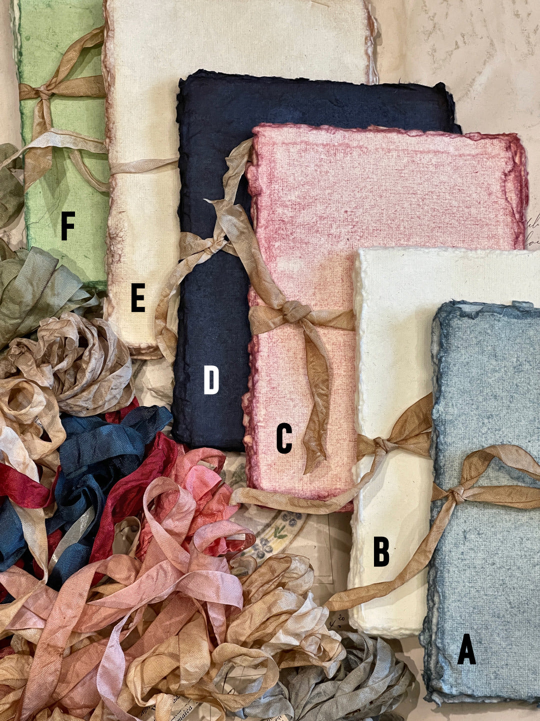 Paper Bundle Thread Handmade Deckled Edge Paper Bundles – Monahan Papers