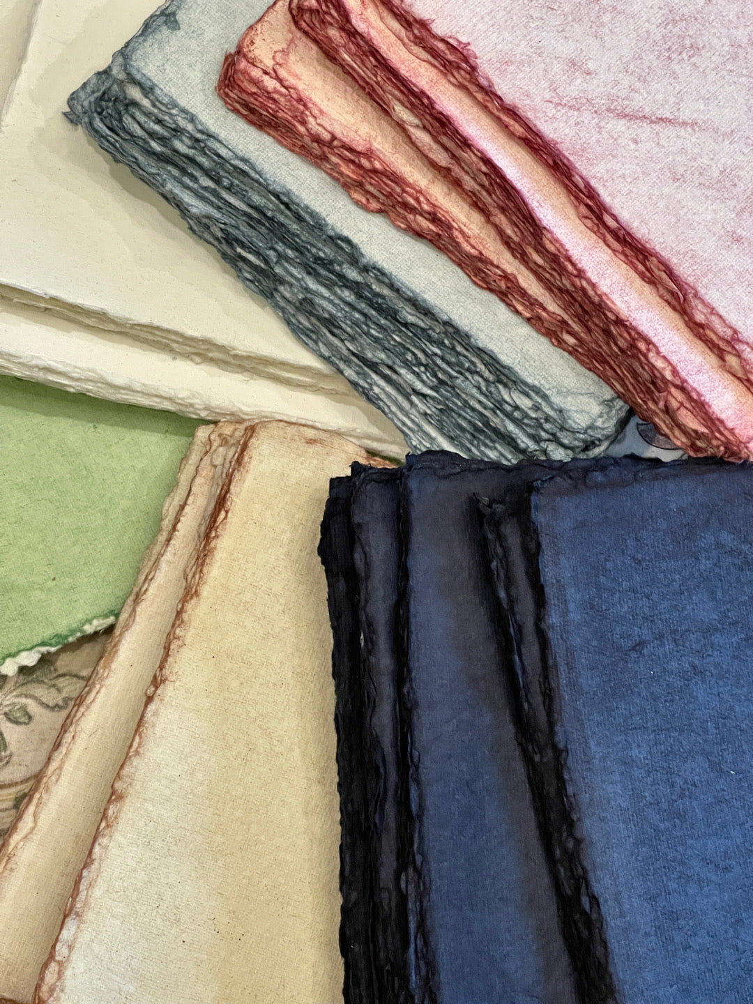 Paper Bundle Thread Handmade Deckled Edge Paper Bundles – Monahan Papers